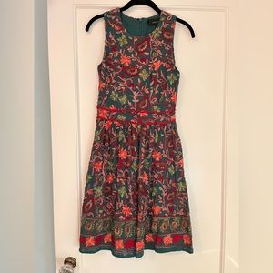 Anthropologie Adelyn Rae embroidered dress
